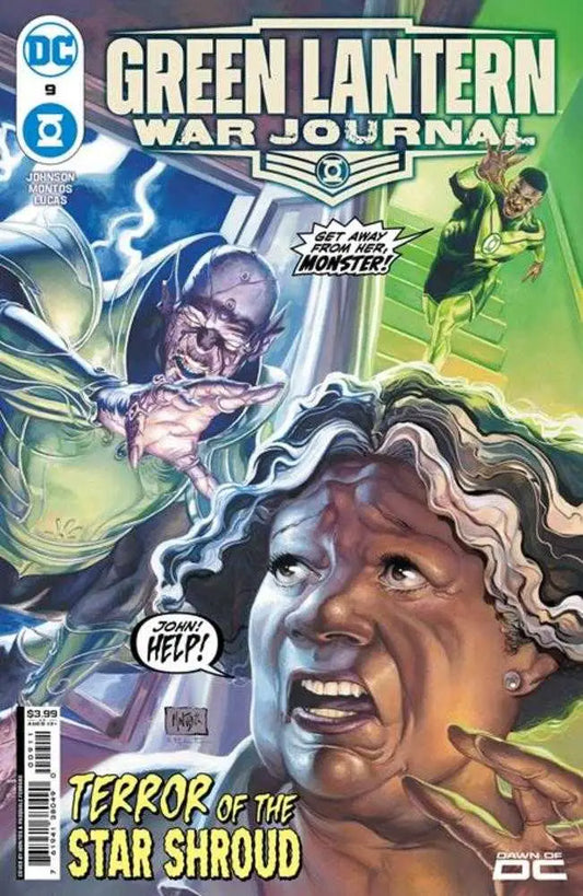Green Lantern War Journal #9 Cover A Montos featuring dramatic artwork and dark star theme