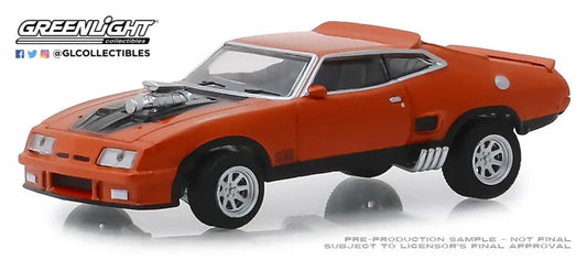 Orange Ford Falcon XB Hobby Exclusive with raised front end and exposed engine