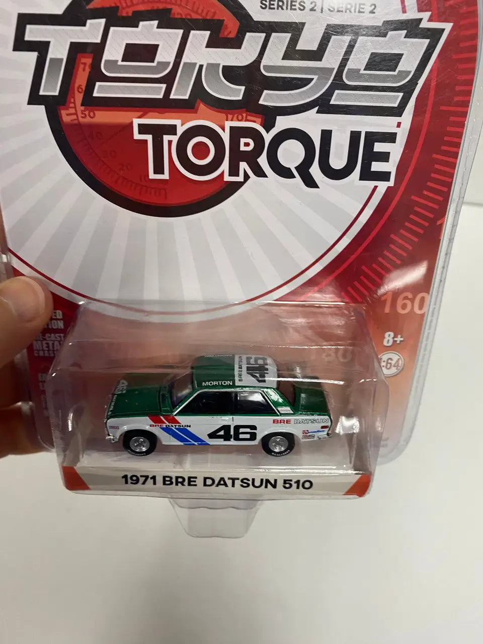 Greenlight 1:64 Tokyo Torque 1971 BRE Datsun 510 CHASE collectible toy model