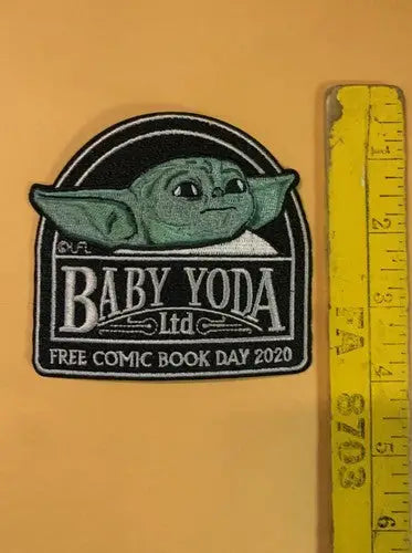 Star Wars Baby Yoda patch for Free Comic Book Day 2020 embroidered 4-inch costume accessory