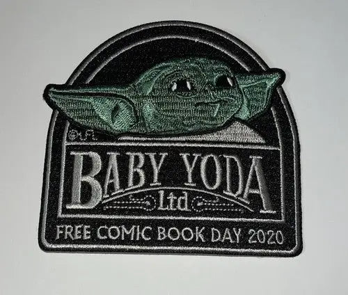 Baby Yoda Star Wars Free Comic Book Day 2020 embroidered patch for collectible fans