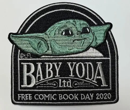 Star Wars Baby Yoda patch for Free Comic Book Day 2020 embroidered collectible