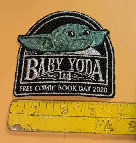 Star Wars Baby Yoda patch for Free Comic Book Day 2020 embroidered 4-inch collectible accessory