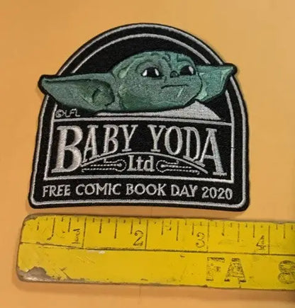 Star Wars Baby Yoda patch for Free Comic Book Day 2020 embroidered 4-inch collectible accessory