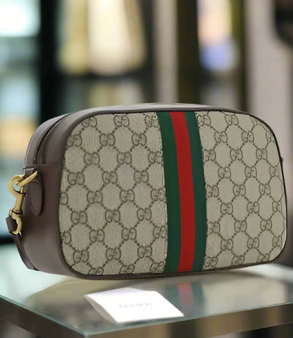 GUCCI brown SMALL OPHIDIA GG SHOULDER BAG ITALY