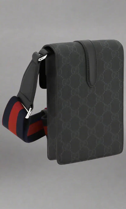 GUCCI men’s embossed logo SHOULDER BAG ITALY - Shoulder Bag