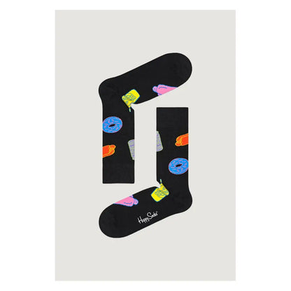 Happy Socks Black Cotton Socks - 36-40