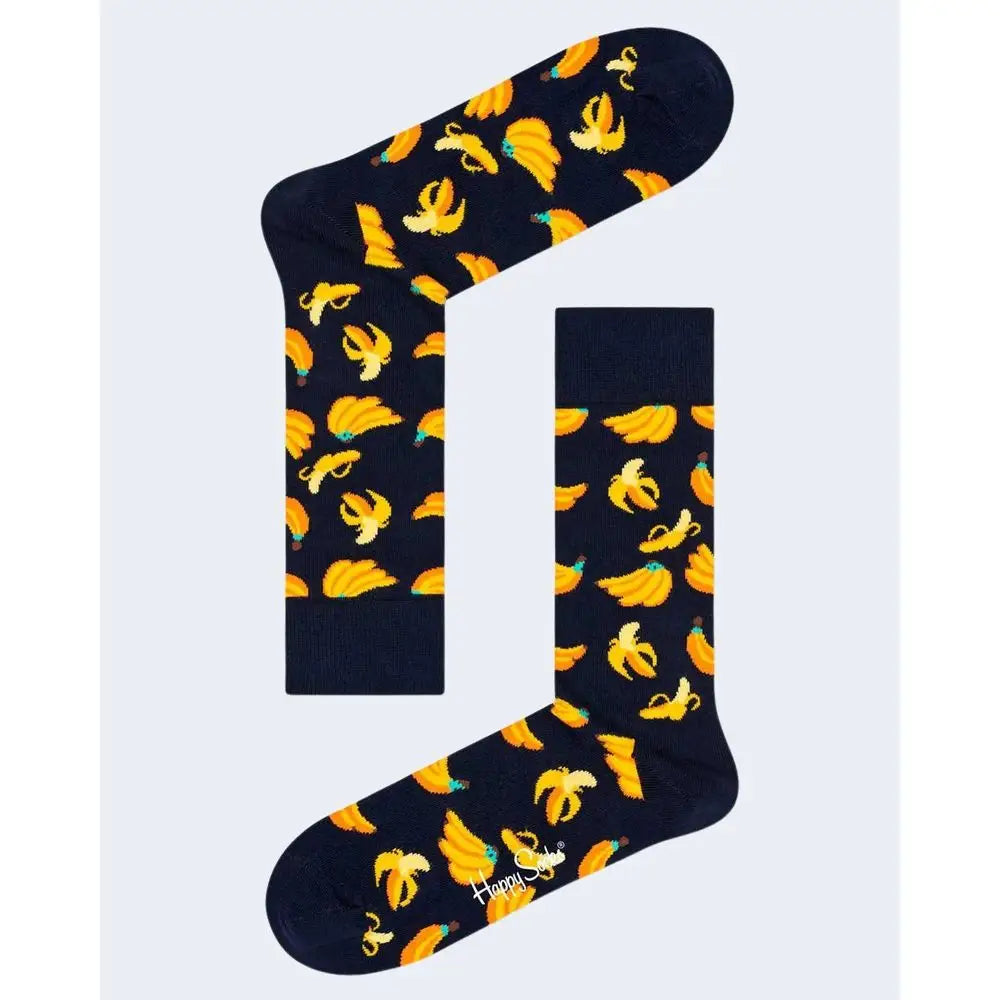 Happy Socks Black Cotton Socks - 36-40
