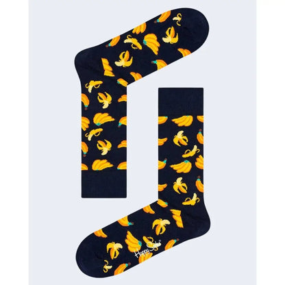 Happy Socks Black Cotton Socks - 36-40