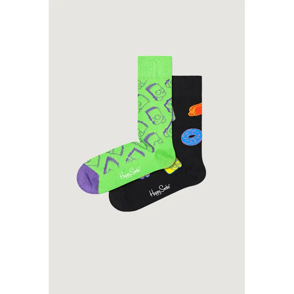 Happy Socks Black Cotton Socks - 36-40