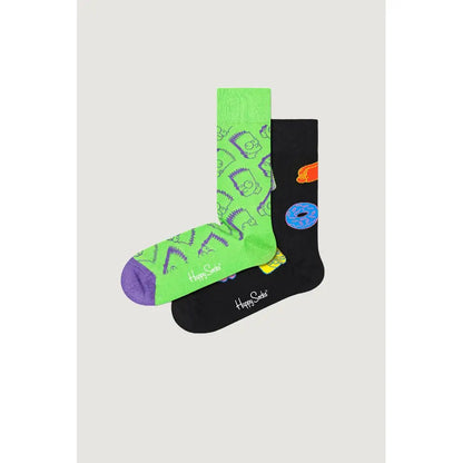Happy Socks Black Cotton Socks - 36-40
