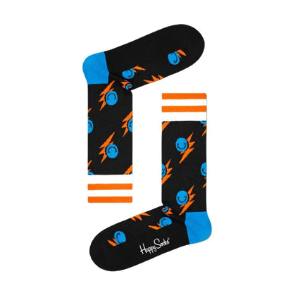 Happy Socks Black Cotton Socks - 36-40