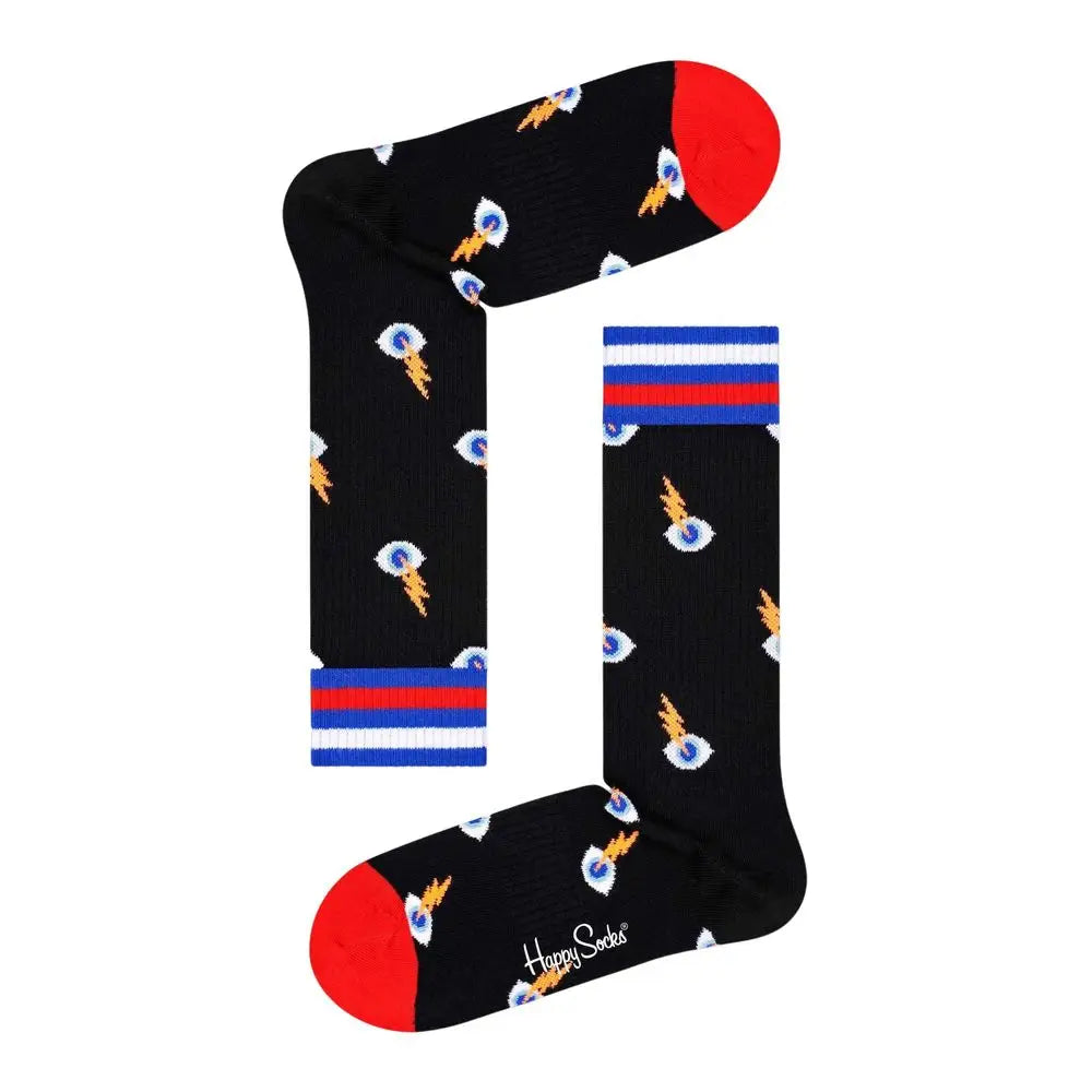 Happy Socks Black Cotton Socks - 36-40