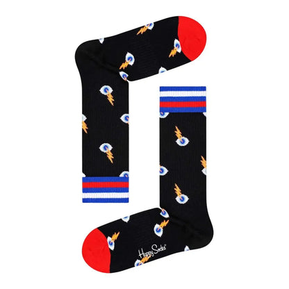 Happy Socks Black Cotton Socks - 36-40