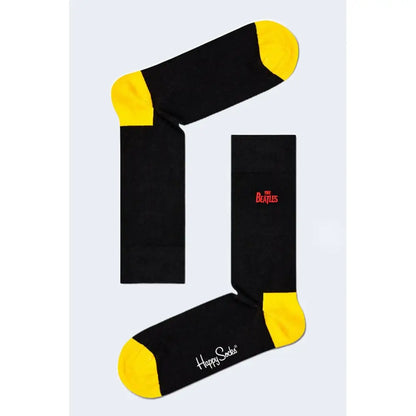 Happy Socks Black Cotton Socks - 36-40