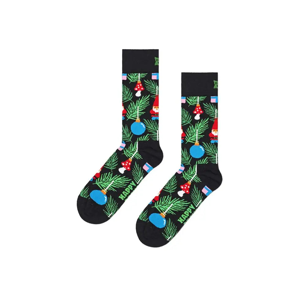 Happy Socks Black Cotton Socks - 36-40
