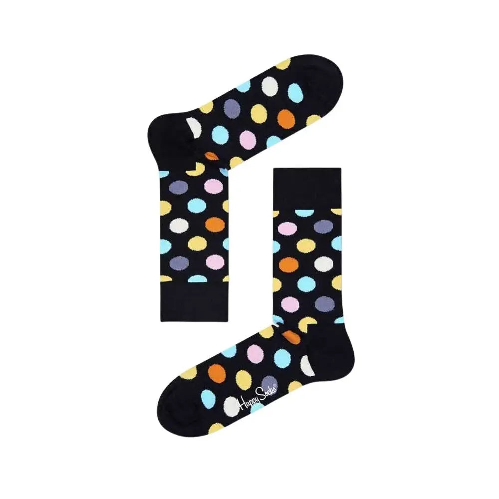 Happy Socks Black Cotton Socks - 36-40