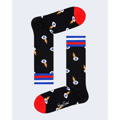 Happy Socks Black Cotton Socks - 36-40