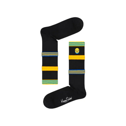 Happy Socks Black Cotton Socks - 36-40