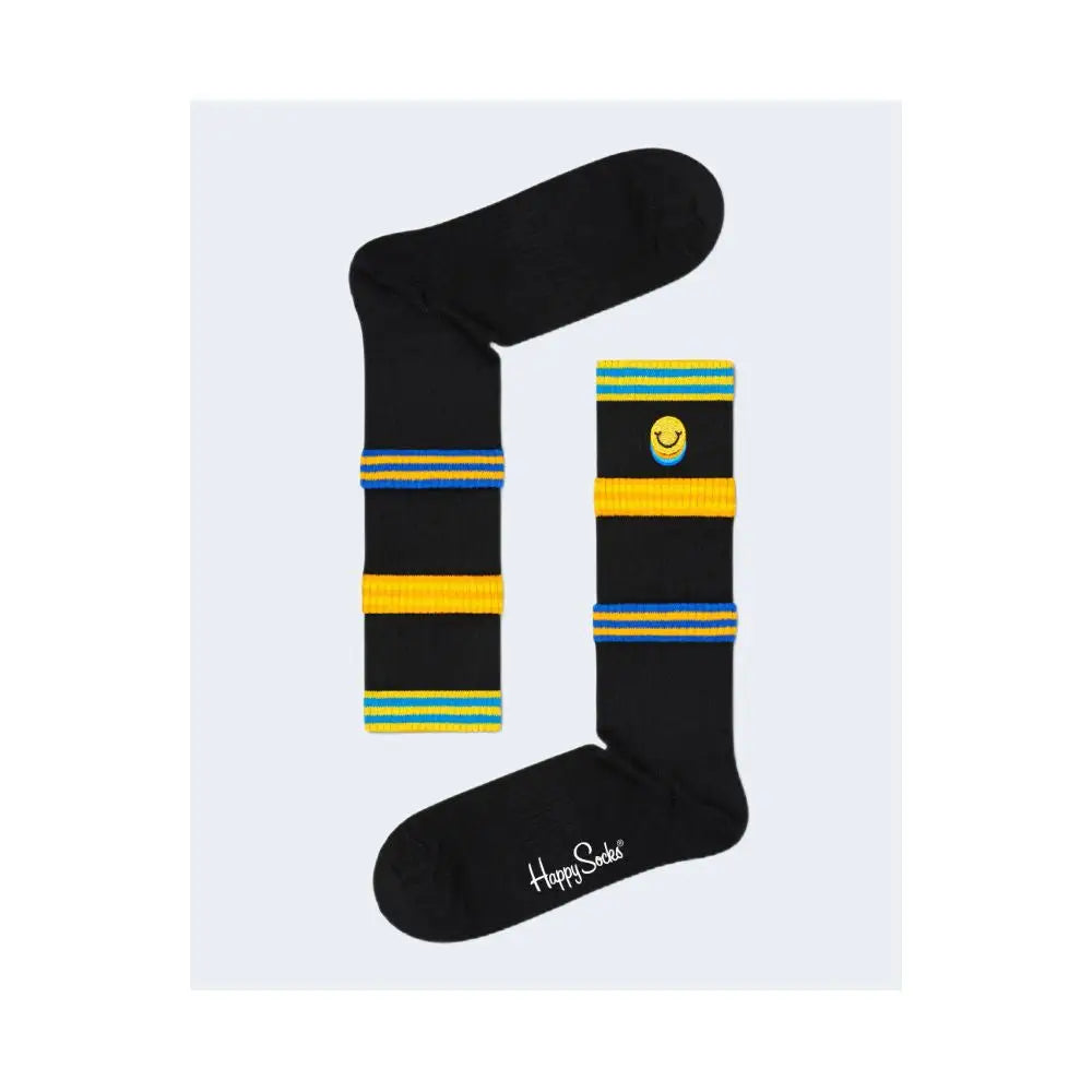 Happy Socks Black Cotton Socks - 36-40