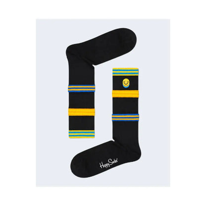 Happy Socks Black Cotton Socks - 36-40