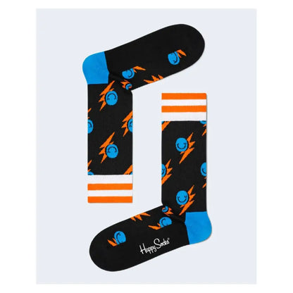 Happy Socks Black Cotton Socks - 36-40