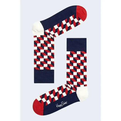 Happy Socks Blue Cotton Socks - 36-40