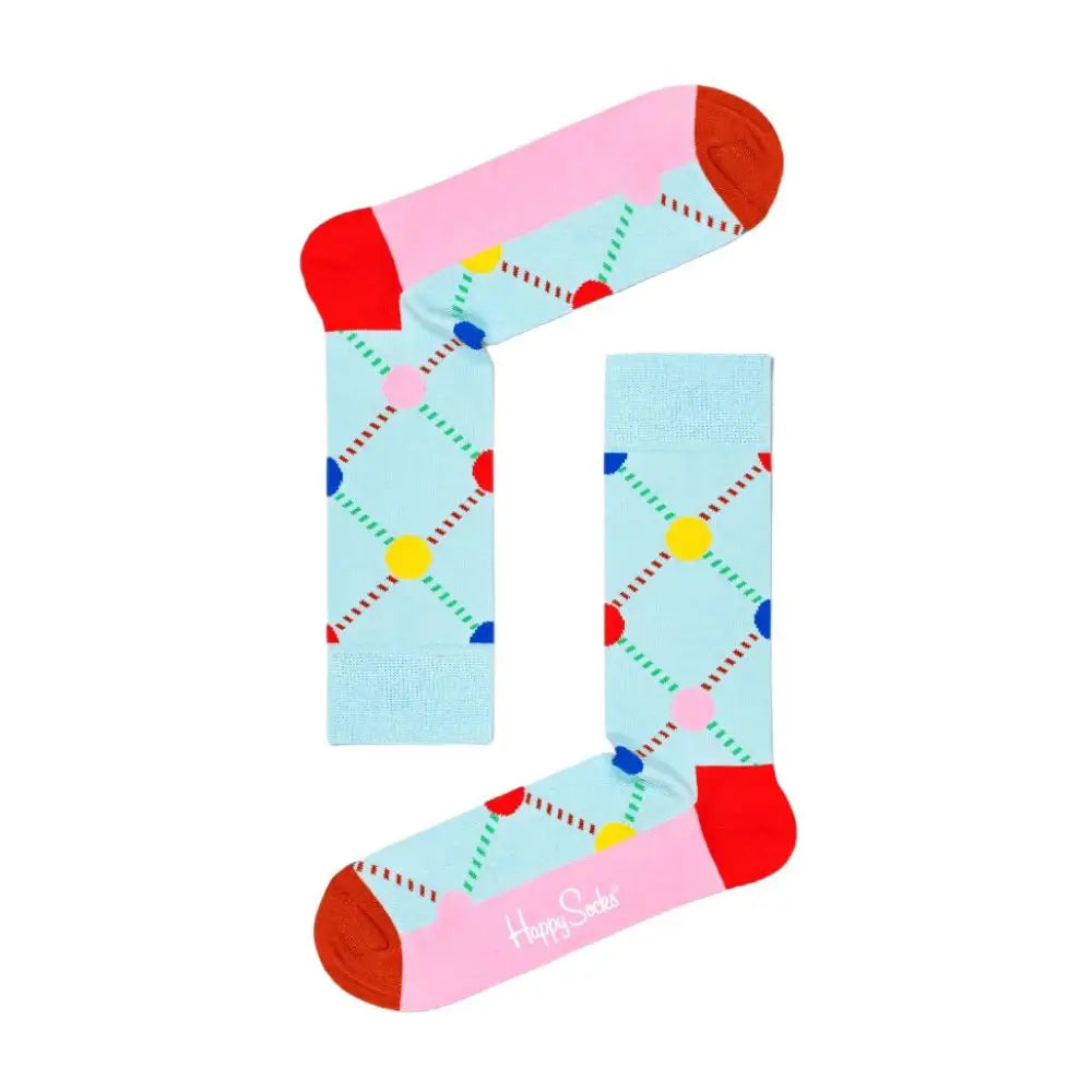 Happy Socks Blue Cotton Socks - 36-40