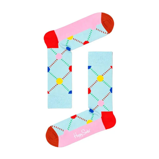 Happy Socks Blue Cotton Socks - 36-40