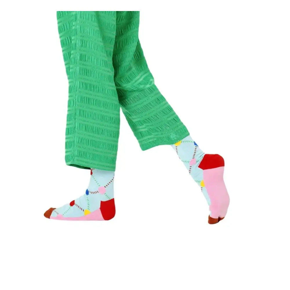 Happy Socks Blue Cotton Socks - 36-40