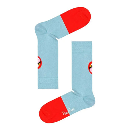 Happy Socks Blue Cotton Socks - 36-40