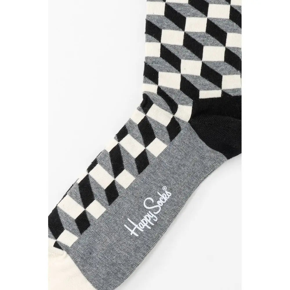 Happy Socks Gray Cotton Socks - 36-40
