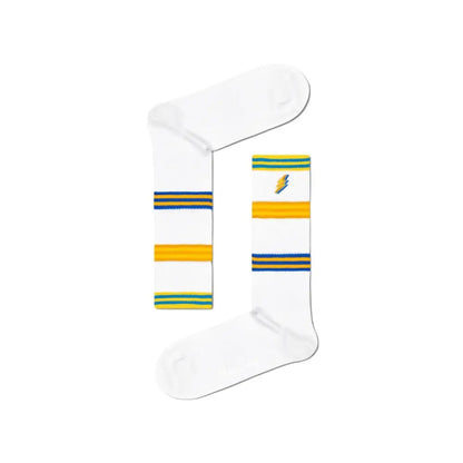 Happy Socks White Cotton Socks - 36-40