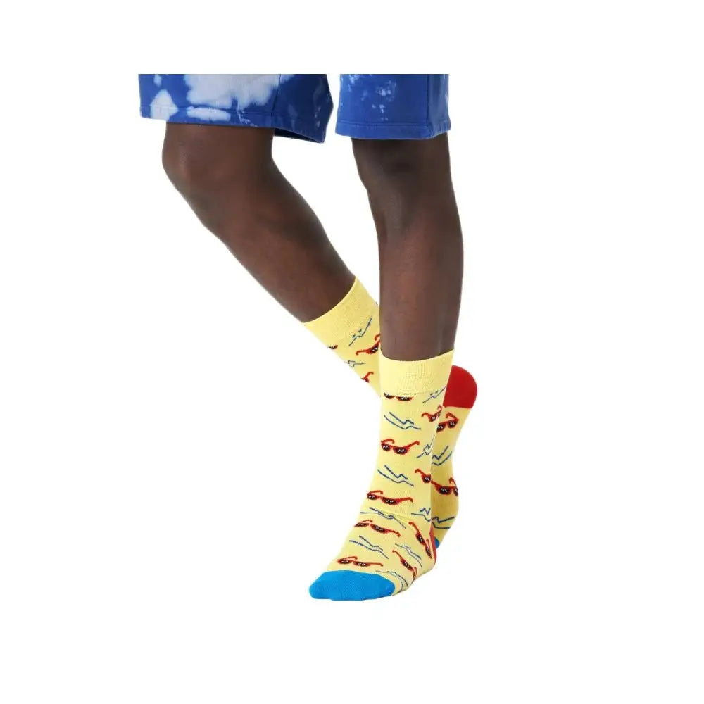 Happy Socks Yellow Cotton Socks - 36-40