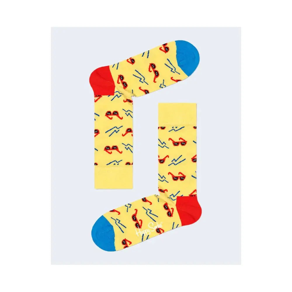 Happy Socks Yellow Cotton Socks - 36-40