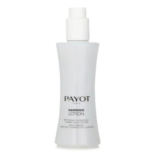 White pump bottle of Payot Harmonie Lotion Moisturising Dark Spot Corrector