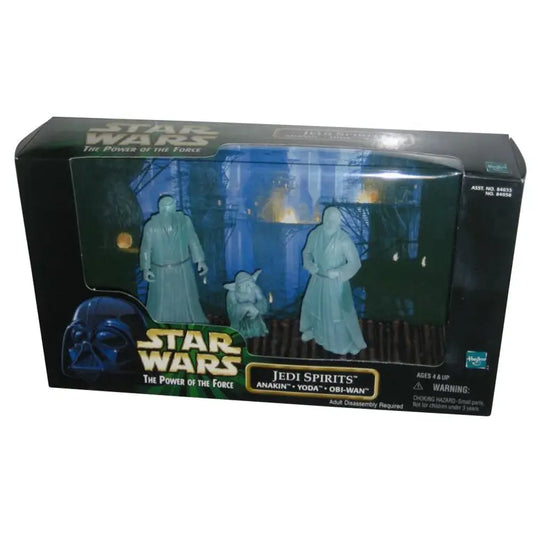 Star Wars Power of the Force Jedi Spirits action figure box set with Force ghost figures