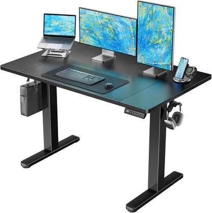 Height Adjustable Electric Standing Desk with Cable Management-0