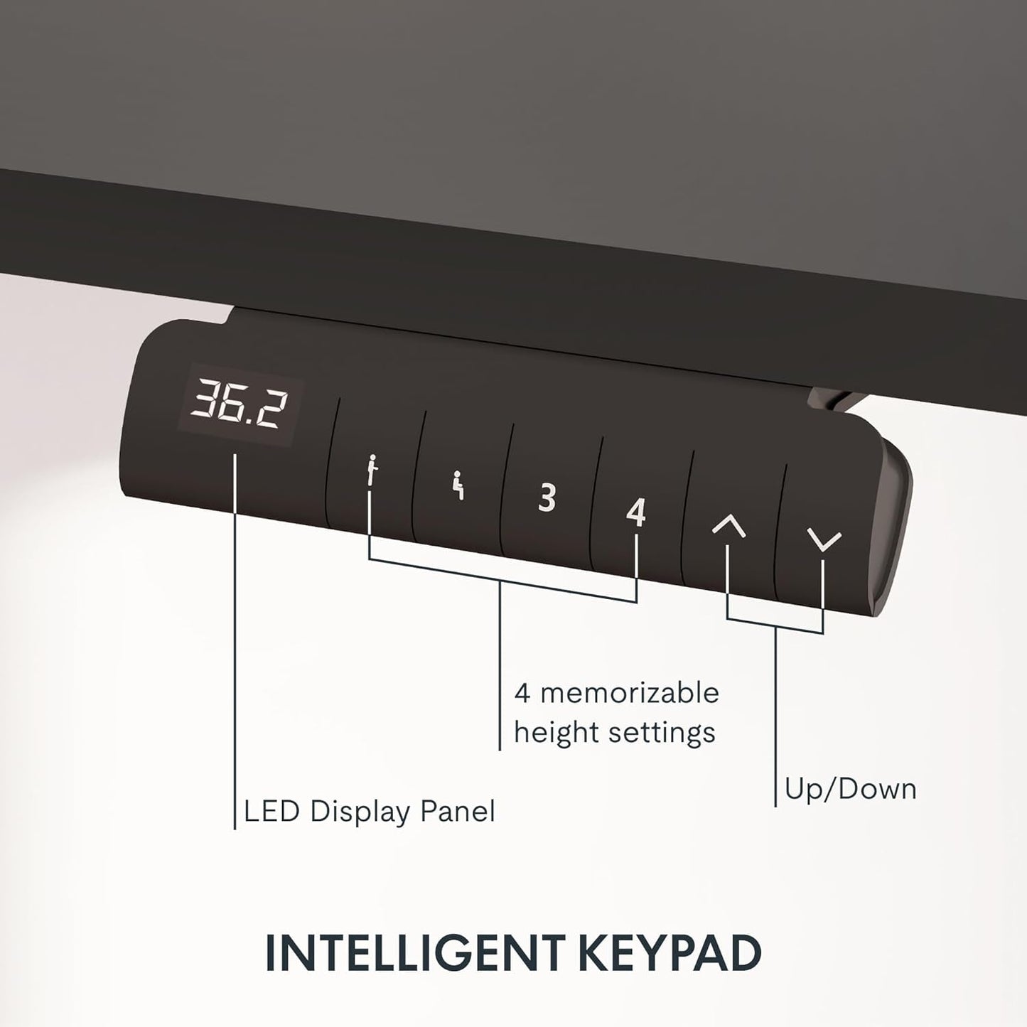 Height Adjustable Electric Standing Desk with Ergonomic Workspace-3