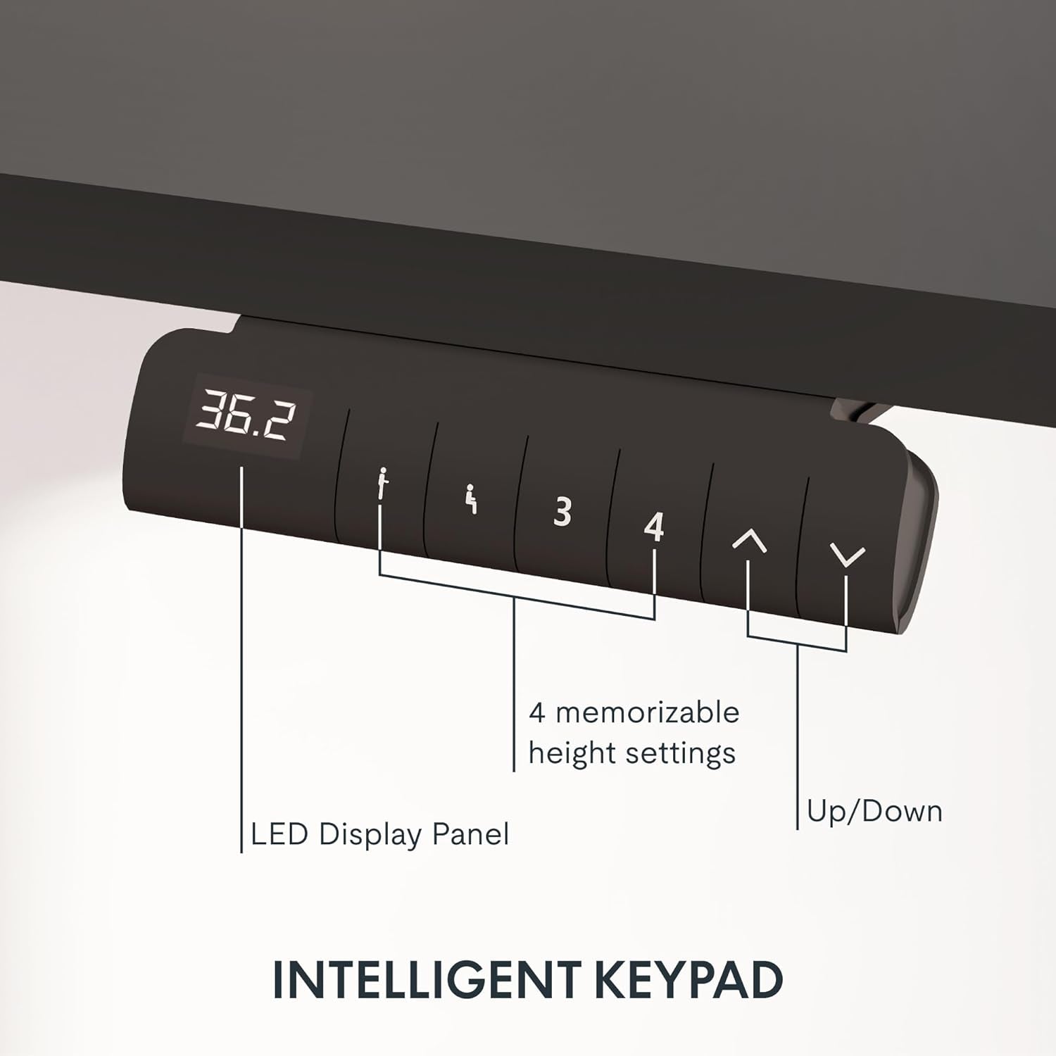Height Adjustable Electric Standing Desk with Ergonomic Workspace-3