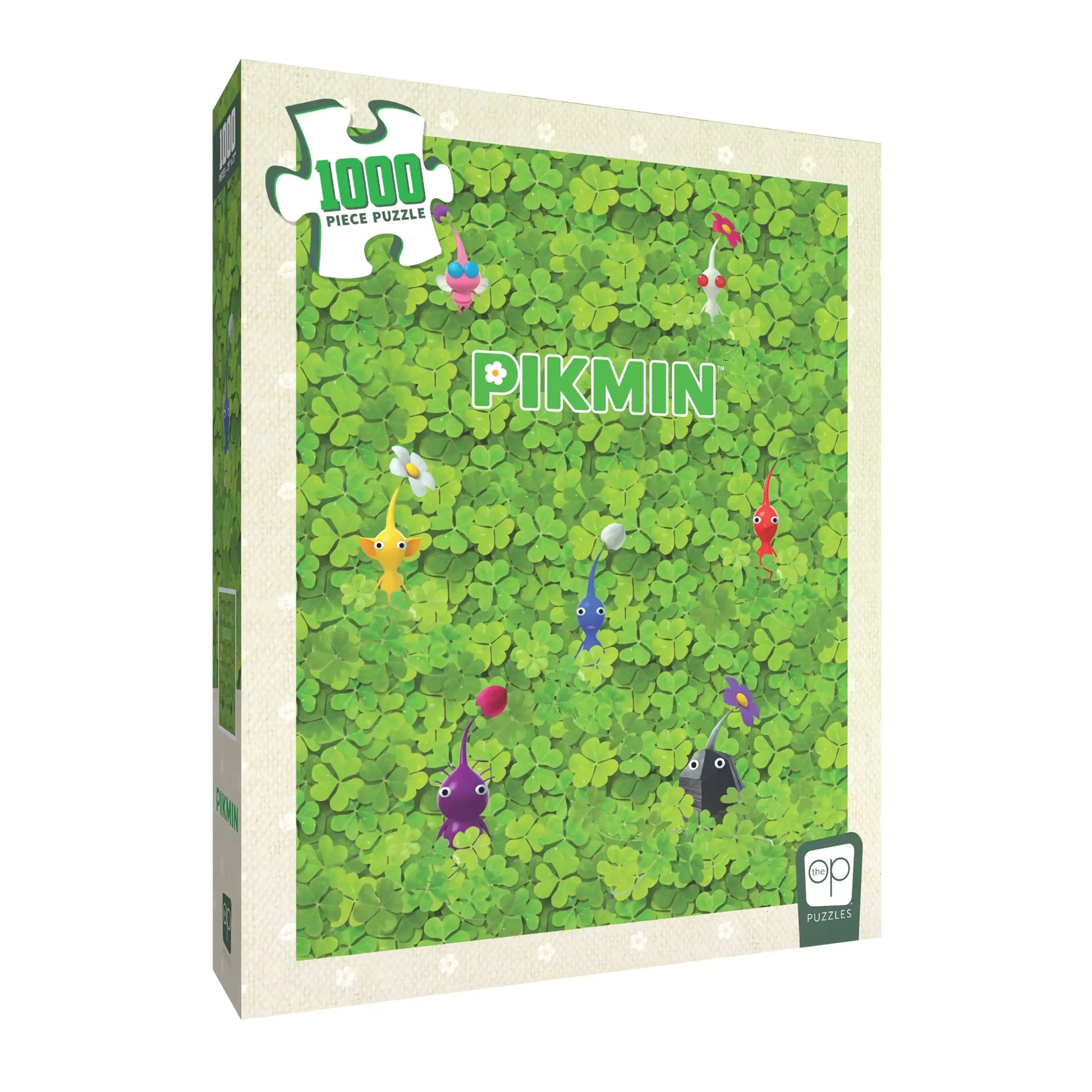 Hidden Pikmin 1000-piece puzzle featuring vibrant Pikmin characters for puzzle fans
