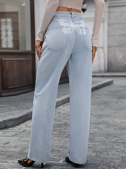 High Waisted Wide Leg Jeans