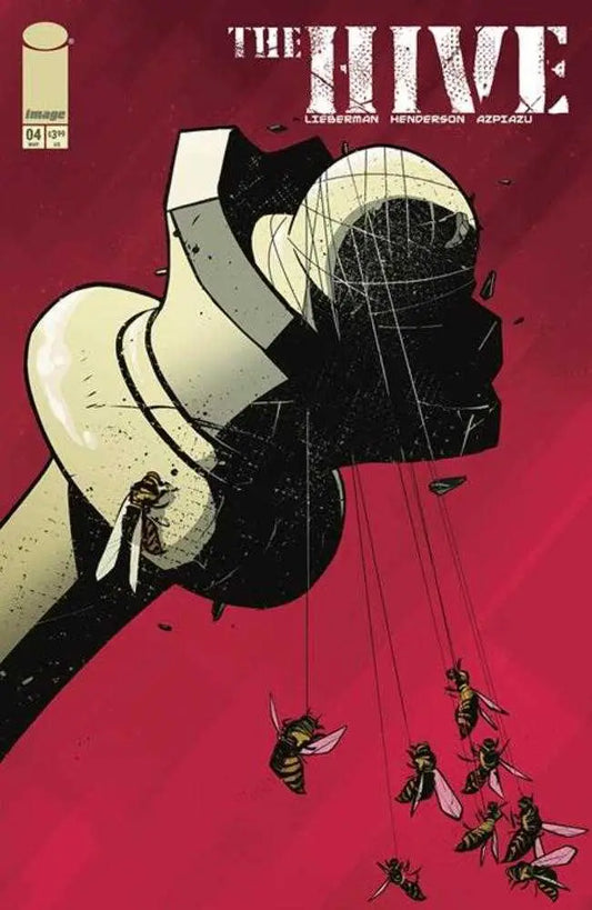 Comic book cover of Hive #4 Miami Hivemind mature comic art style