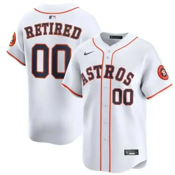 White Houston Astros Nike Home Limited Pick-A-Player Retired Roster Jersey