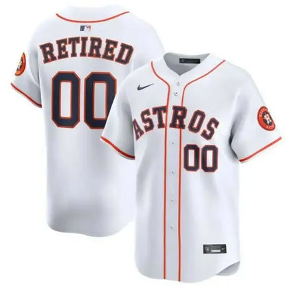 White Houston Astros Nike Home Limited Pick-A-Player Retired Roster Jersey