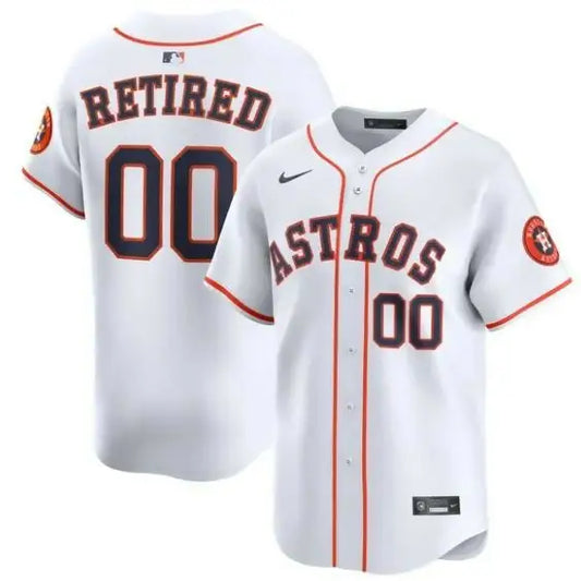 White Houston Astros Nike Home Limited Pick-A-Player Retired Roster Jersey