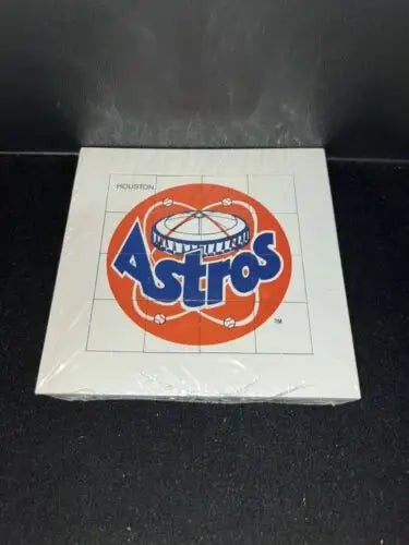 Sealed Houston Astros trading cards from the game puzzle by Patomike INC