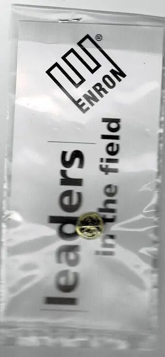 Enron Leaders in the Field pin featured on Houston Astros Shooting Star Jersey