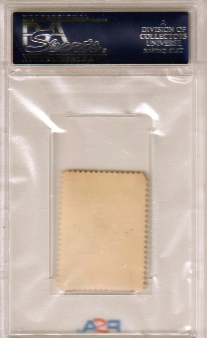 Houston Colts Topps Stamps Logo PSA 6 in protective case for collectible stamps