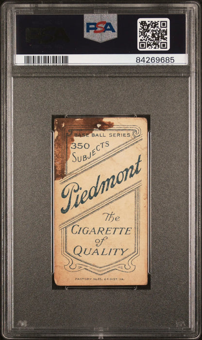 Vintage Piedmont cigarette pack featured in Hub Perdue T206 Piedmont trading card